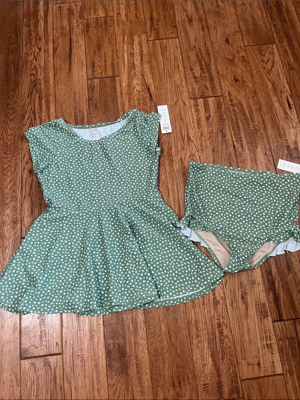 Kids Honey Mark Swim 2 pc set Swim dress & bottoms